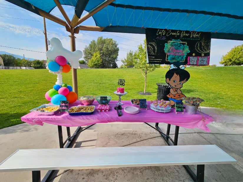 Flintstones Birthday Party Decor