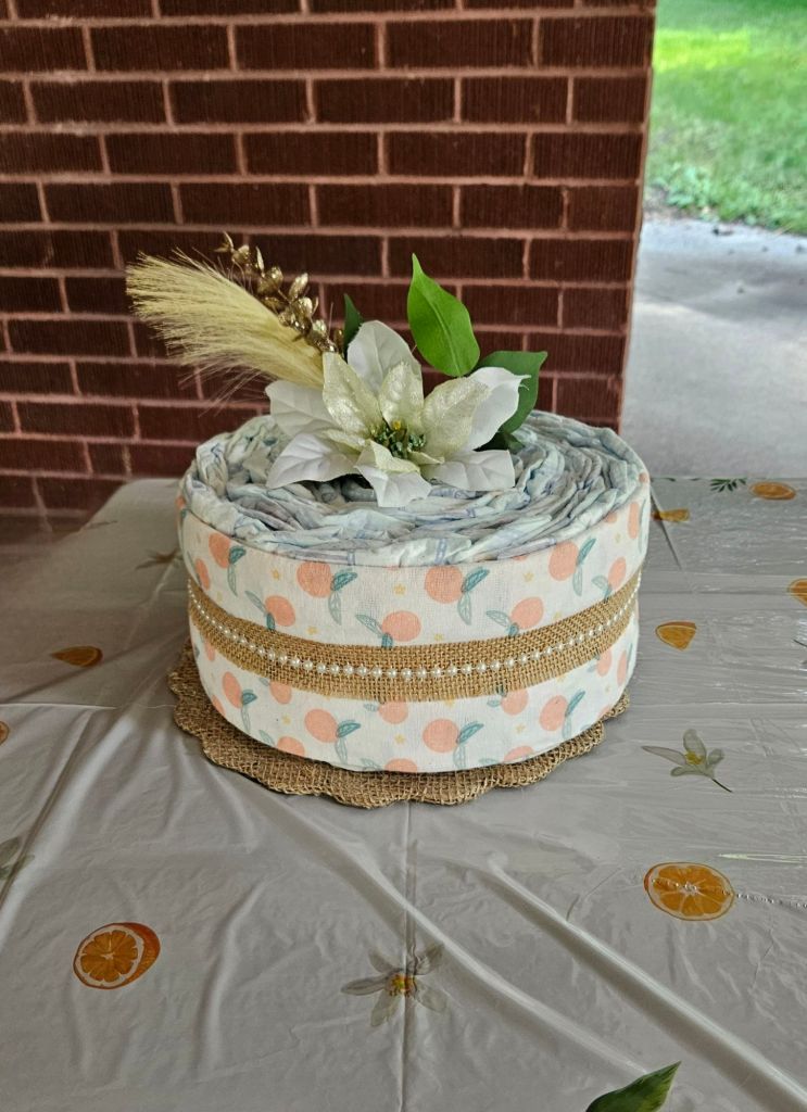 1 Tier Diaper Cake