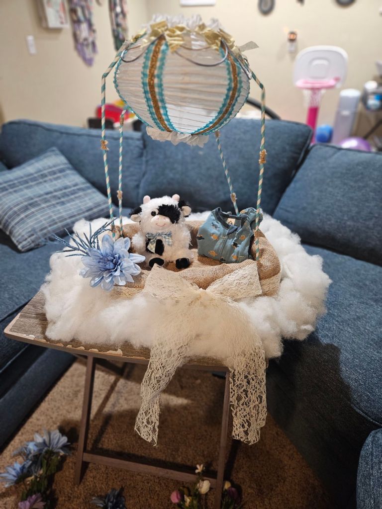 Hot Air Balloon Diaper Cake