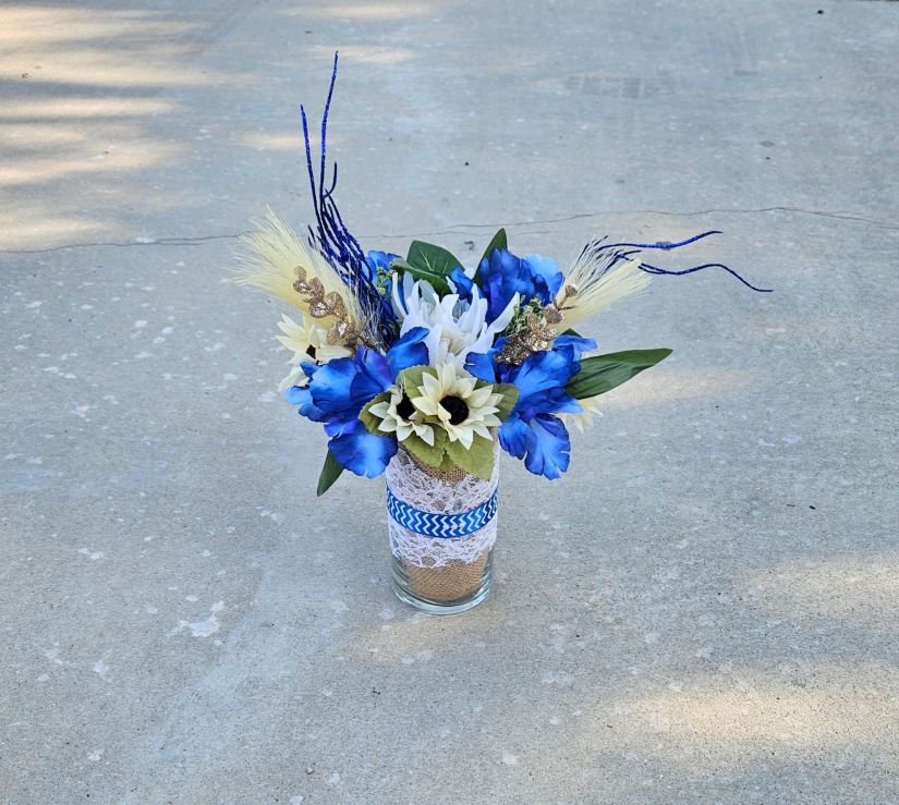 blue bouquet