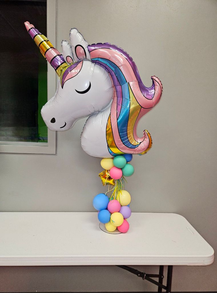 Unicorn Balloon Centerpiece